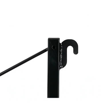 1-Level Shipping Container Shelf Bracket with Hooks