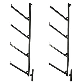 2 Pack - 4-Tier Shipping Container Pipe Rack – 18" x 60"