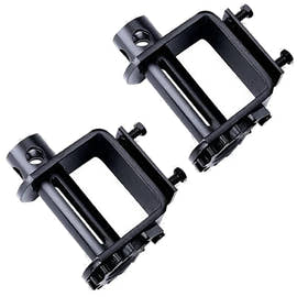 2 Pack - Standard Bolt On Trailer Winch – Heavy-Duty Steel Winch for Flatbed Trailer Cargo Securement