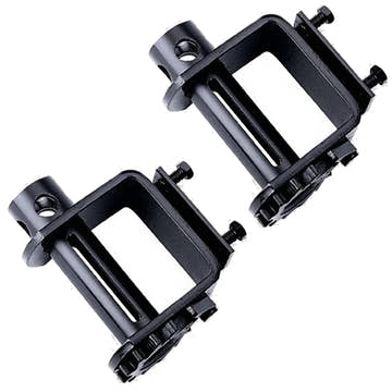 2 Pack - Standard Bolt On Trailer Winch – Heavy-Duty Steel Winch for Flatbed Trailer Cargo Securement