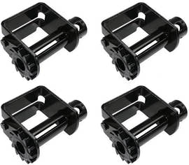 4 Pack - Flatbed Trailer Winch – Double “L” Style for Flatbed Trailer Cargo Securement