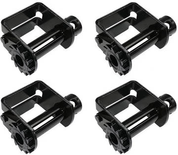 4 Pack - Flatbed Trailer Winch – Double “L” Style for Flatbed Trailer Cargo Securement