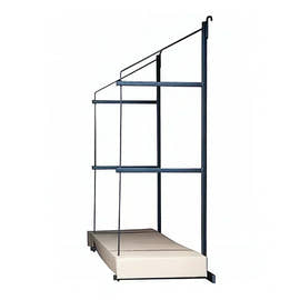 3-Level Shipping Container Shelf Bracket – Adjustable Shelf System for Cargo Containers