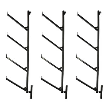 3 Pack - 4-Tier Shipping Container Pipe Rack