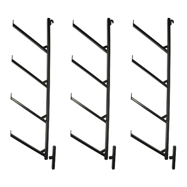 3 Pack - 4-Tier Shipping Container Pipe Rack
