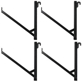 4 Pack - 1-Tier Shipping Container Pipe Rack