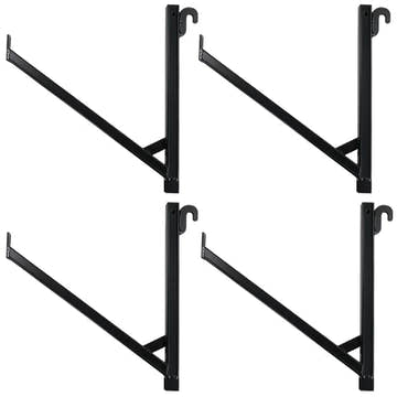 4 Pack - 1-Tier Shipping Container Pipe Rack