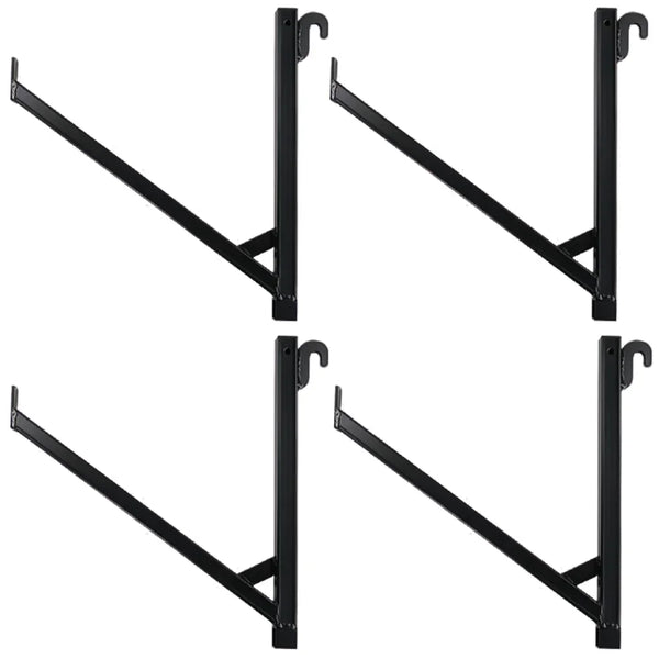 4 Pack - 1-Tier Shipping Container Pipe Rack