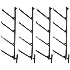 4 Pack - 4-Tier Shipping Container Pipe Rack – 18" x 60"