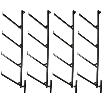 4 Pack - 4-Tier Shipping Container Pipe Rack – 18" x 60"
