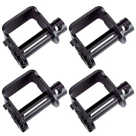 4 Pack - Flatbed Trailer Winch – Standard Sliding C-Track Mount for Flatbed Cargo Securement