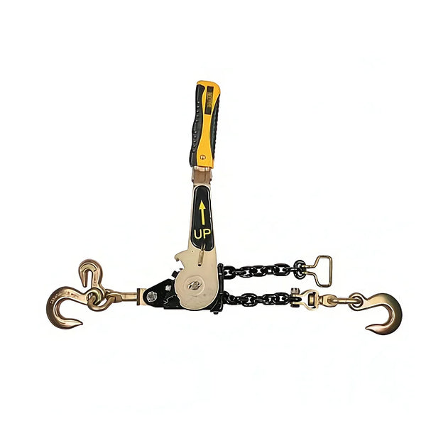 5/16"–3/8" Ratcheting Chain Binder – Easy Chain Ratchet Load Binder | 5,400 lbs WLL