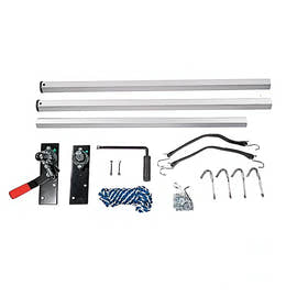 Dump Trailer Tarp Roller Kit – Manual Crank Tarp System Without Tarp for Dump Trucks & Trailers