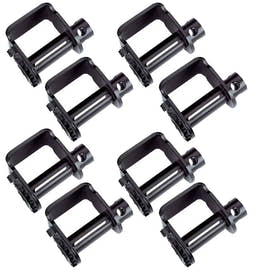 8 Pack - Flatbed Trailer Winch – Standard Sliding C-Track Mount for Flatbed Cargo Securement