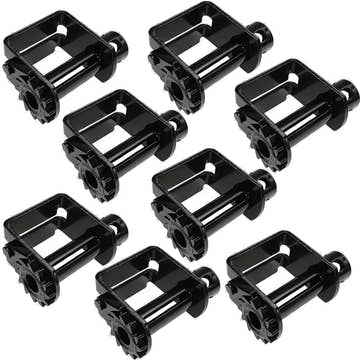 8 Pack - Flatbed Trailer Winch – Double “L” Style for Flatbed Trailer Cargo Securement