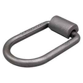 1/2" Heavy-Duty Weld-On Extended Forged D-Ring with Mounting Bracket