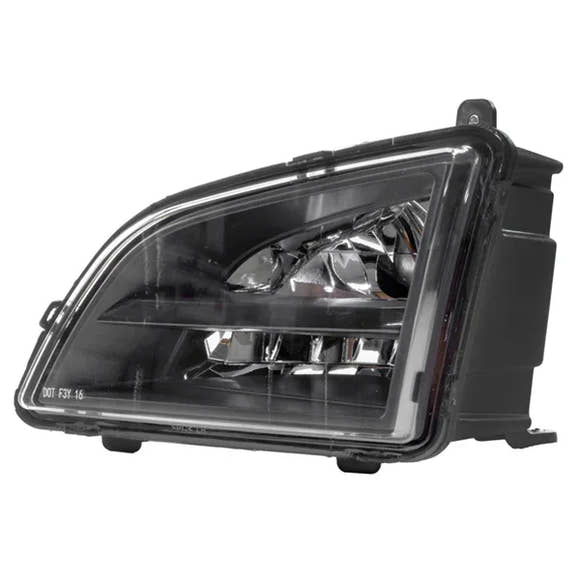 2018+ LH Volvo VNL Corner Bumper Kit | W/ Fog Lamp Hole | FleetRun FR-BODY507-KIT