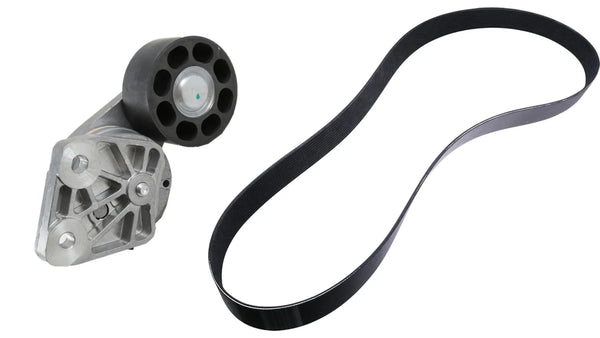 Volvo D13 Fan Belt and Tensioner Kit | Replaces 23961868 and 23669027 | FleetRun FR-ENGN819-KIT