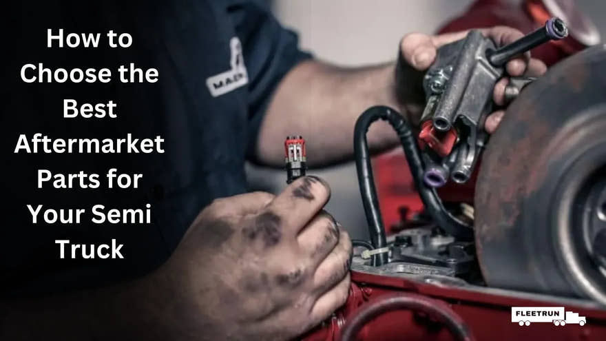How to Choose the Best Aftermarket Parts for Your Semi Truck