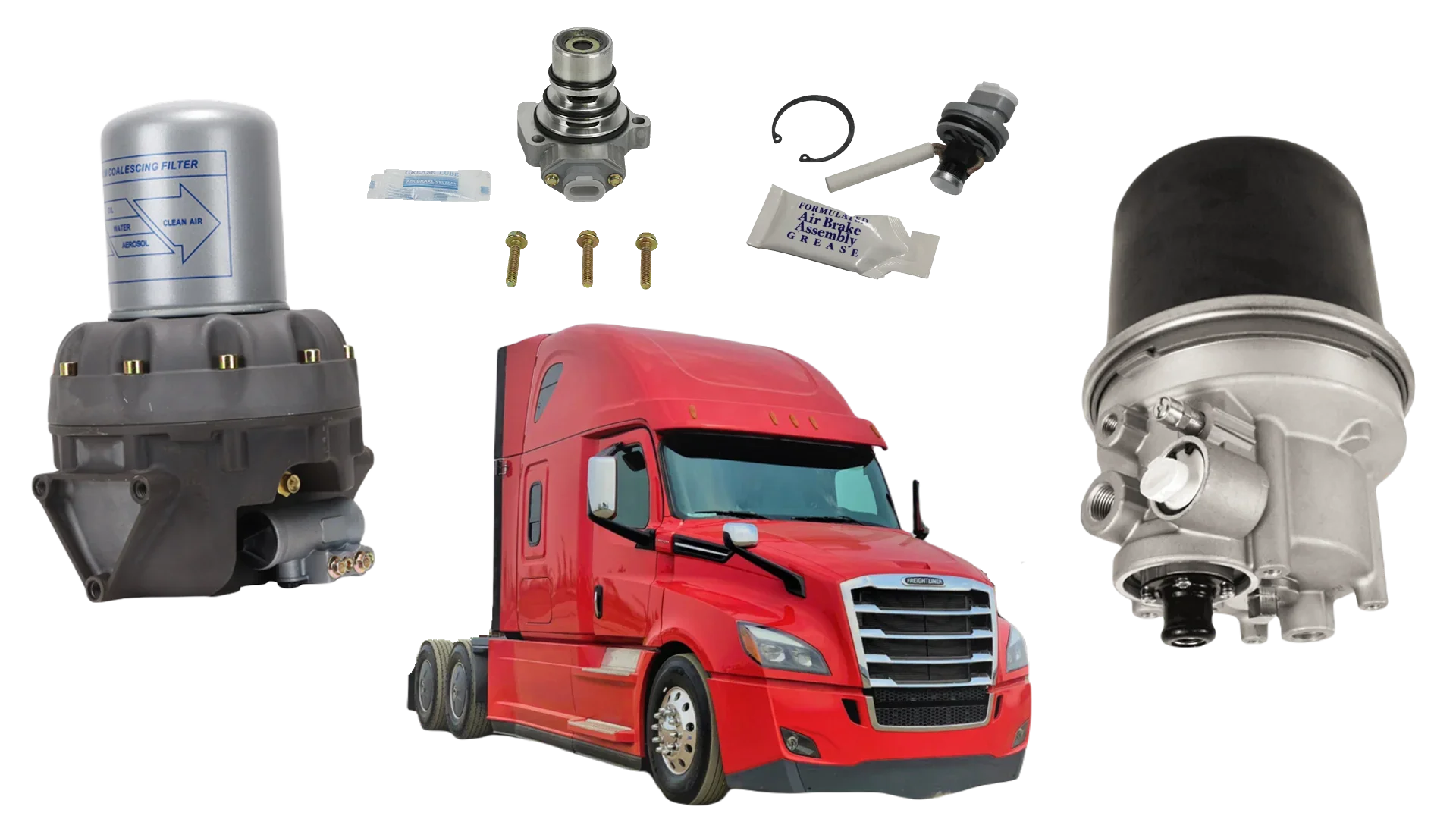 Freightliner Cascadia Air Dryer FleetRun Truck Parts