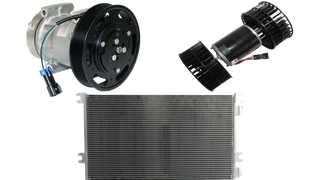 FleetRun A/C compressors, blower motors, A/C condensers, evaporators, heater cores for Kenworth W900