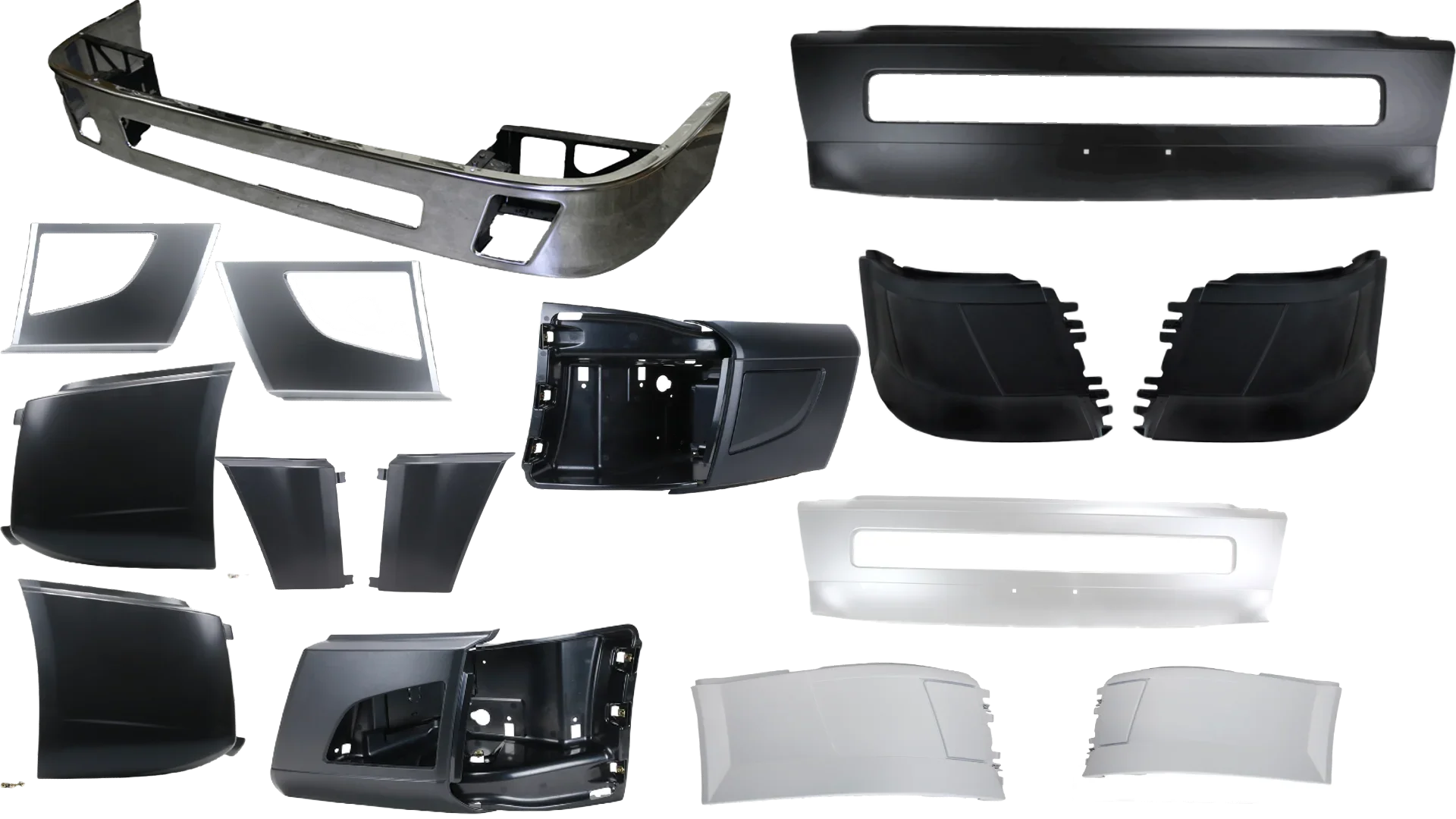 Volvo VNL Bumpers, Bumper Ends, Chrome Bumpers, Steel Bumper