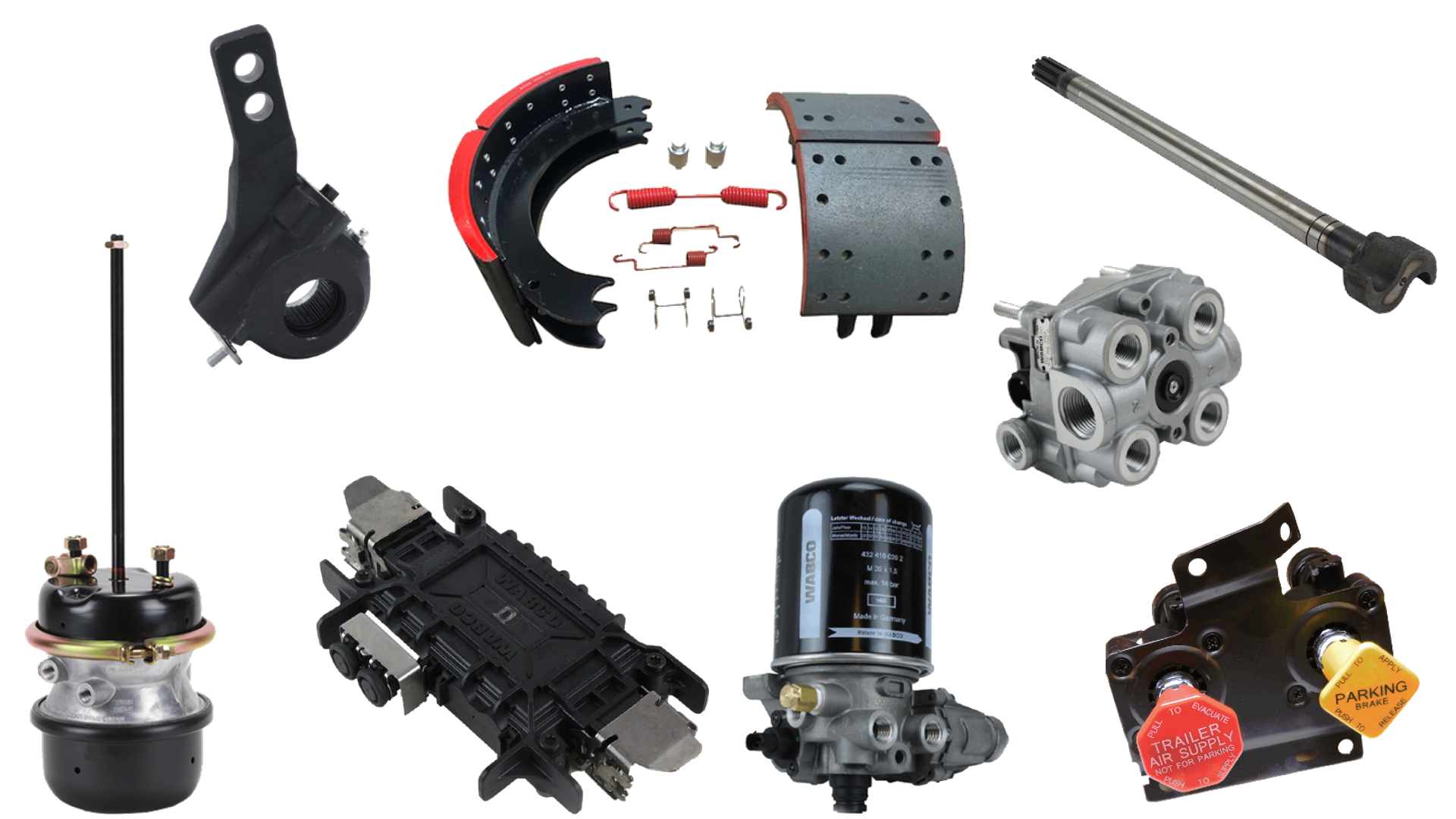 Shop FleeteRun brake shoes, brake chambers, ABS valves, air dryers, slack adjusters, ABS ECU's and more for your Volvo, Freightliner, Peterbilt, Kenworth, Mack and Western Star