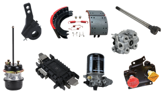 FleetRun brake shoes, ABS valves, brake chambers, air dryers, slack adjusters for your Kenworth W900