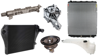 FleetRun radiators, charge air coolers, EGR coolers, coolant reservoir tanks, water pumps, thermostats and more for your 2007-2017 International HX Series / PayStar with Cummins X15 and ISX15 engines