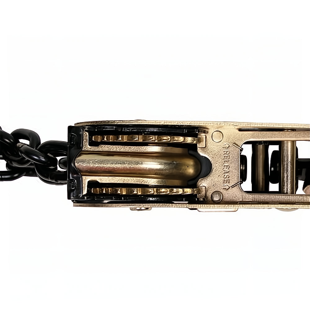 1/4"-5/16" Ratcheting Chain Binder – Easy Chain Ratchet Load Binder | 2,500 lbs WLL