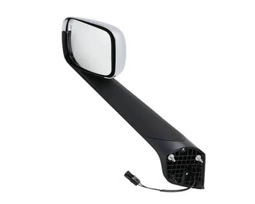 2018+ Freightliner Cascadia Hood Mirror | Driver Side / Chrome | A22-73566-002 | FleetRun FR-BODY419