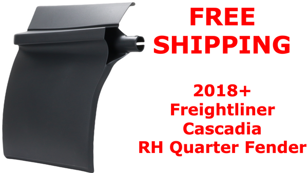 2018+ Freightliner Cascadia Quarter Fender - RH  | A22-75774-001 | FleetRun FR-BODY120