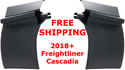 2018+ Freightliner Cascadia Quarter Fender Set | LH/RH | FleetRun FR-BODY122-KIT