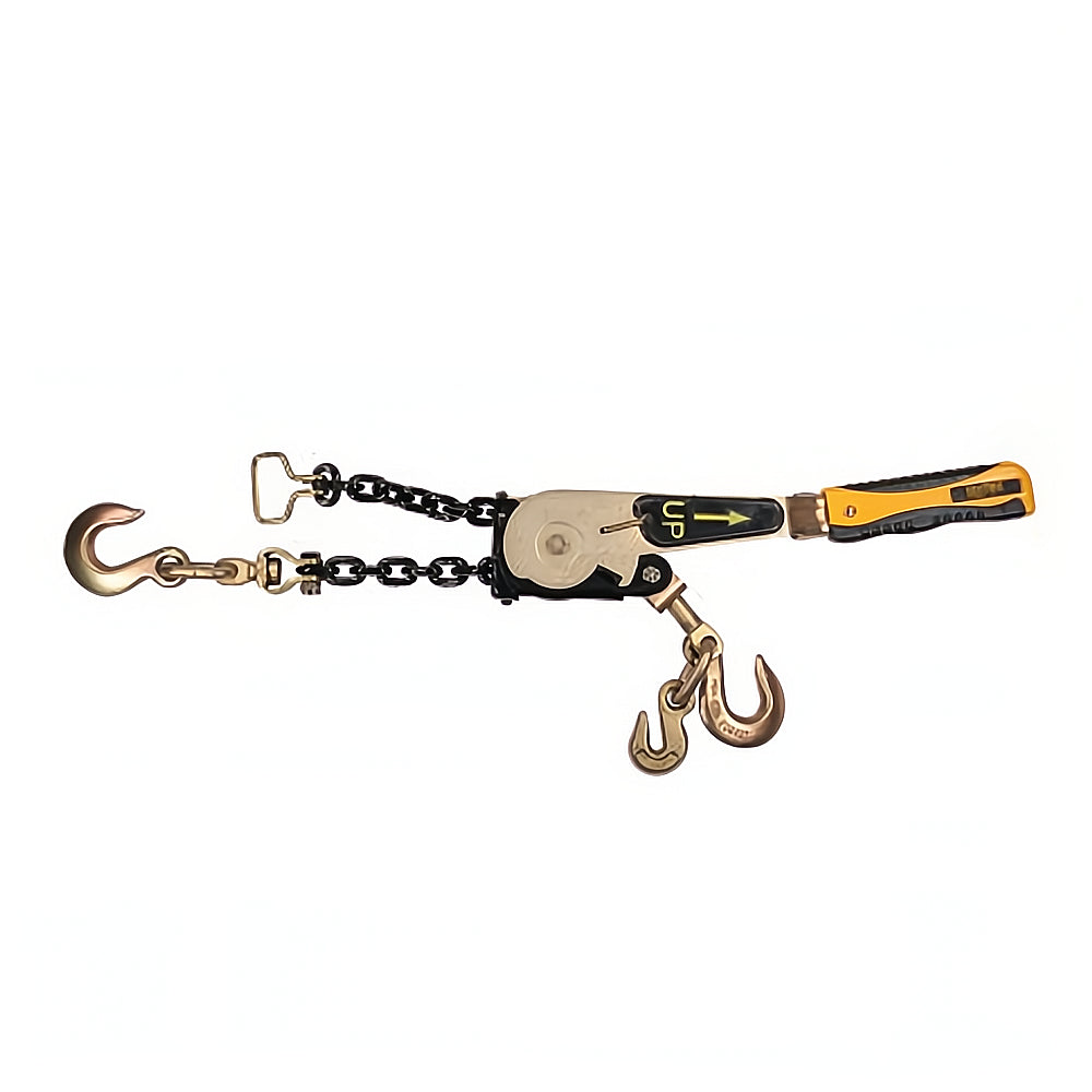 5/16"–3/8" Ratcheting Chain Binder – Easy Chain Ratchet Load Binder | 5,400 lbs WLL
