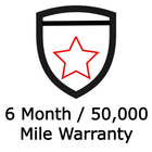 6 Month / 50,000 Mile Warranty