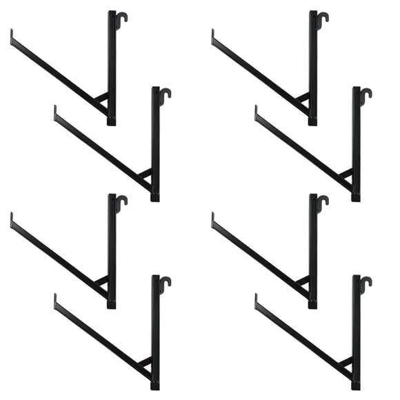 8 Pack - 1-Tier Shipping Container Pipe Rack
