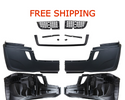 Complete Bumper Assembly | Without Fog Light Holes | 2018+ Freightliner Cascadia | Freightliner A21-29370-000 / A21-29370-002 / A21-28979-036 | FleetRun FR-BODY724
