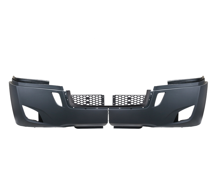 Complete Bumper Assembly | With Fog Light Holes | 2018+ Freightliner Cascadia | Freightliner A21-29370-003 / A21-28979-038 | FleetRun FR-BODY723-1
