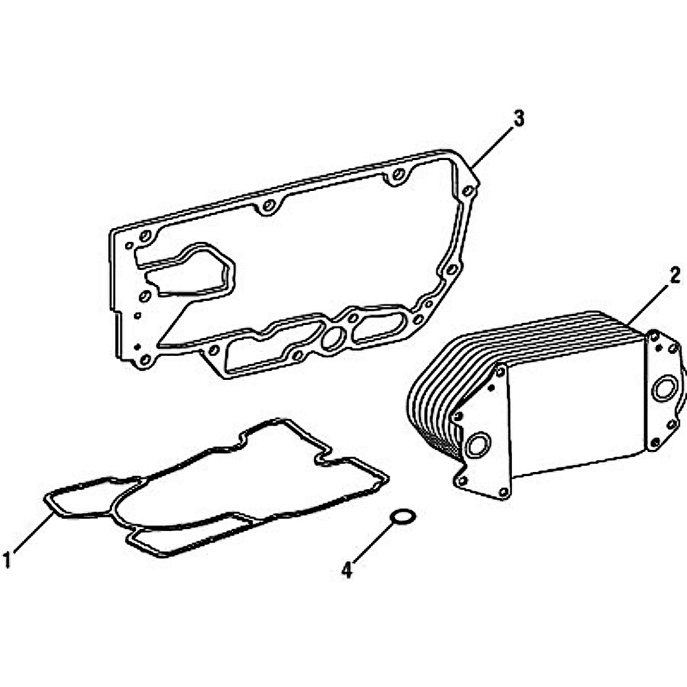 DD15 Oil Cooler | Detroit A4721800965 | 2008-2016 | FleetRun FR-COOL-00965