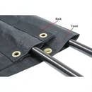 Dump Trailer Tarp Kit with Hand Crank Roller – Heavy-Duty PVC Mesh Tarp for Dump Trucks & Trailers