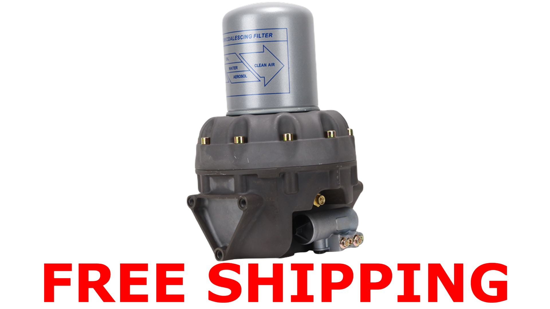 Freightliner Air Dryer - SS1200 PLUS | Oil Coalescing | Wabco 432471101R / 4324711010 | FleetRun FR-BRKE230