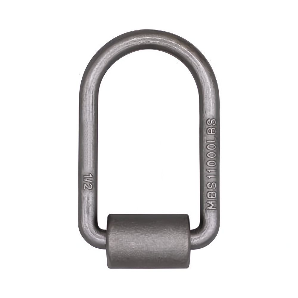 1/2" Heavy-Duty Weld-On Extended Forged D-Ring with Mounting Bracket