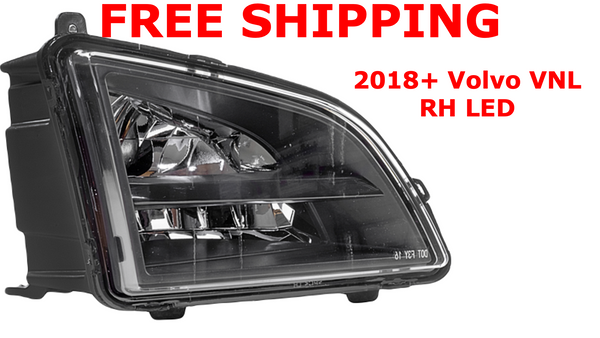 LED 2018+ Volvo VNL Fog Light - RH | Volvo 82775828 | FleetRun FR-LITE169