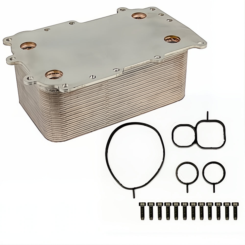 Paccar MX13 Oil Cooler | Replaces 2397569PE, 2184274PE | FleetRun FR-COOL289