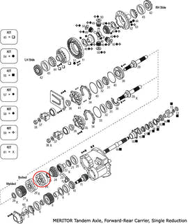 Power Divider Case Assembly - Welded | Meritor A-3235-N-2380 | FleetRun FR-DVTN818