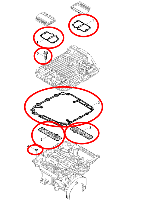 Volvo I-Shift Gearbox Control Housing Sealing Kit | Volvo 20785252 | World American WA20785252