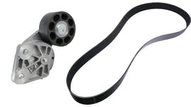 Volvo D13 Fan Belt and Tensioner Kit | Replaces 23961868 and 23669027 | FleetRun FR-ENGN819-KIT