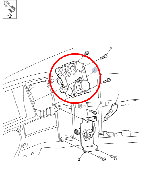 Dash Brake Valve ~ MV-3 | Volvo VNL | Volvo 21750583 ~ Bendix K035691 | World American WA13120619