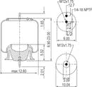 Air Spring - Drive Axle | Volvo VN / VNL | Volvo 21132005 - Firestone W01-M58-8468 - Torque TR8468 | FleetRun FR-SPSN009