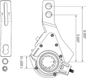 Automatic Slack Adjuster | Haldex 40010142 - Meritor R806023 | FleetRun FR-BRKE851